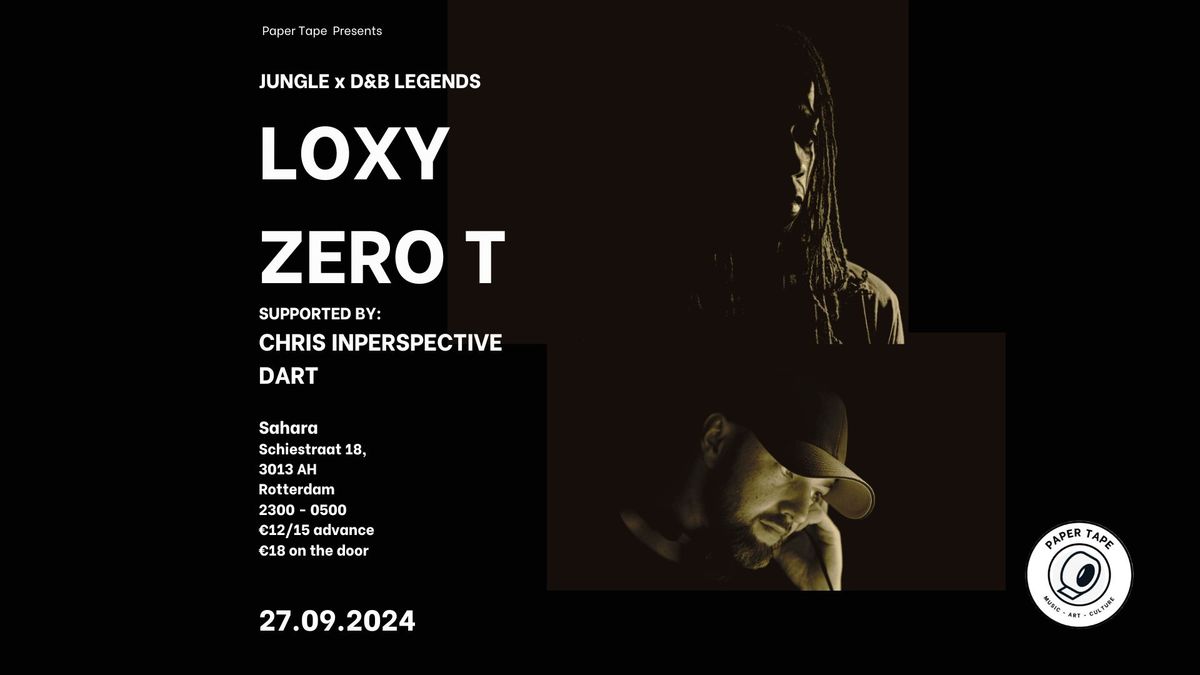 Paper Tape Presents Loxy x Zero T x Chris Inperspective x Dart