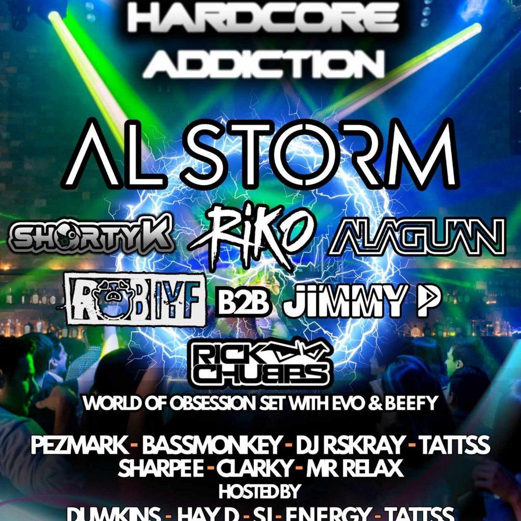 thumpin presents hardcore addiction Birmingham