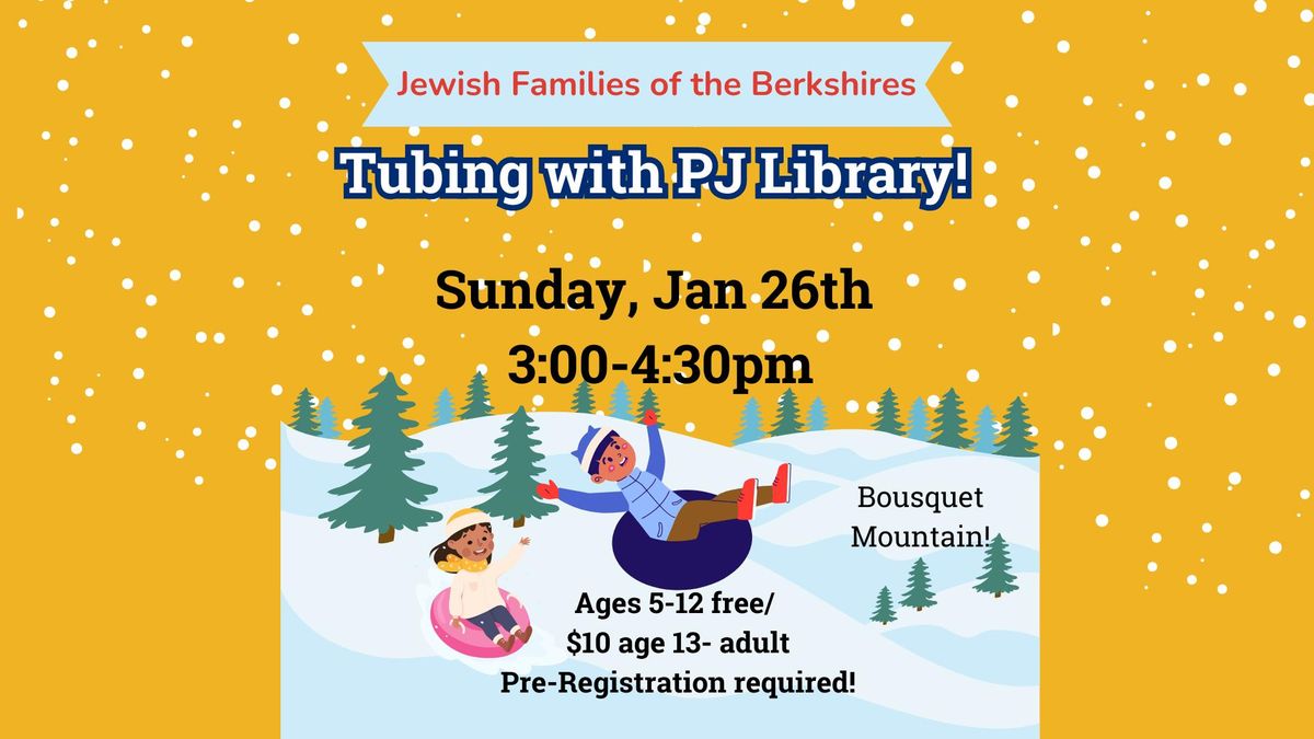 PJ Library and Jewish Federation of the Berkshires Family Tubing