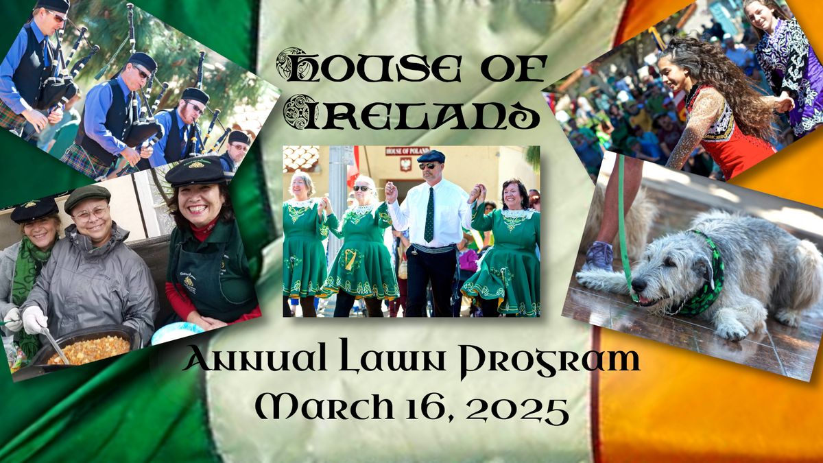 2025 House of Ireland Lawn Program