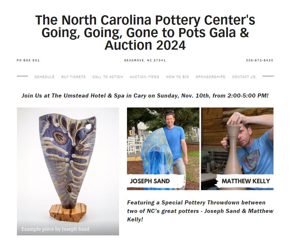 2024 Annual Gala & Auction: Going, Going, Gone to Pots!