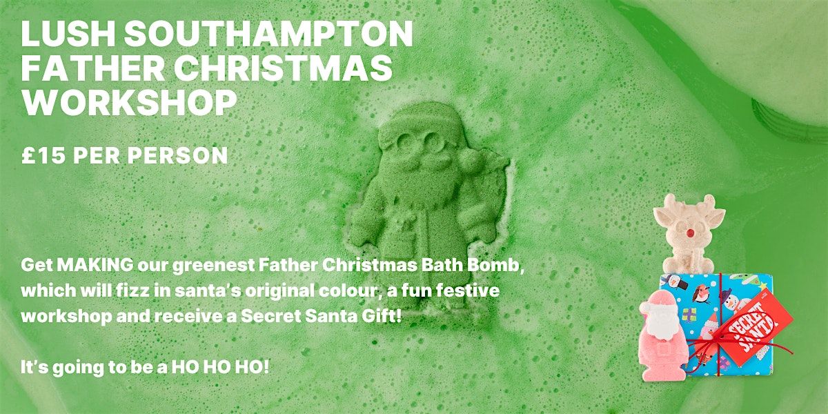 Father Christmas Bath Bomb Workshop