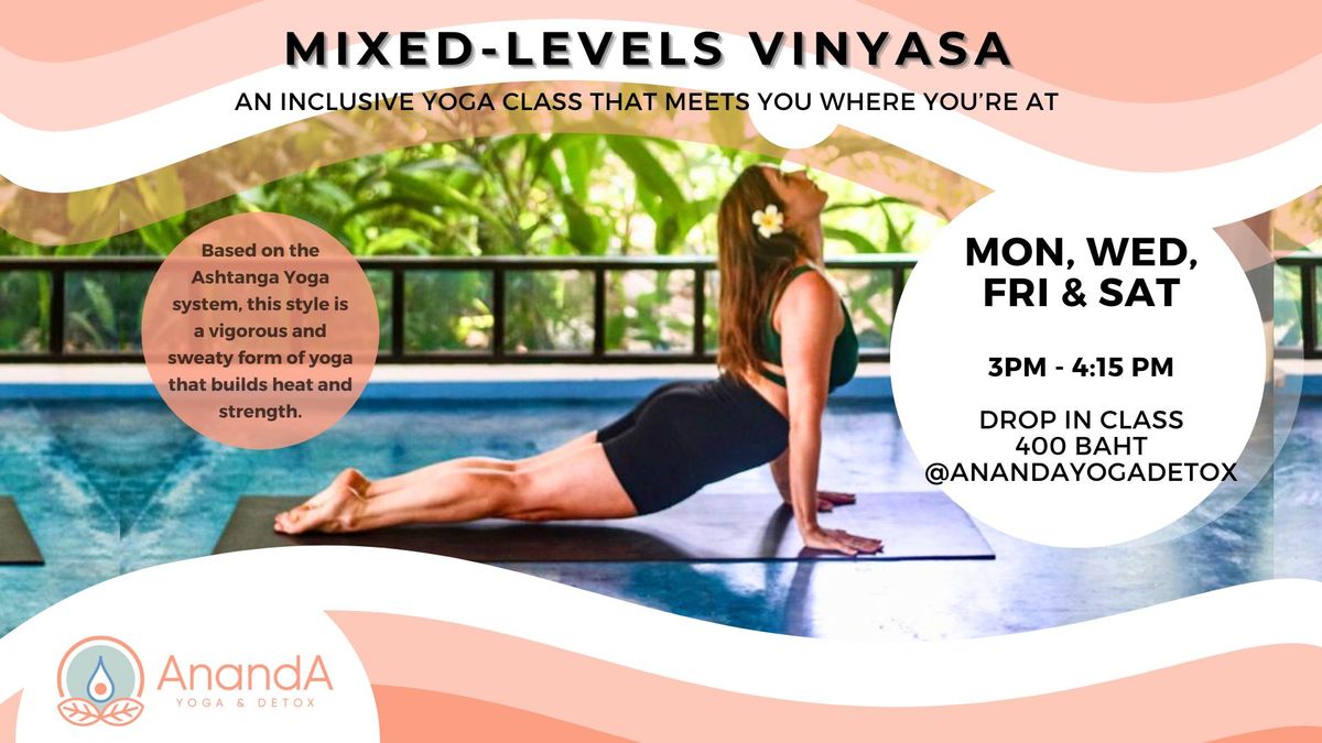 Mixed-level Vinyasa Yoga Class