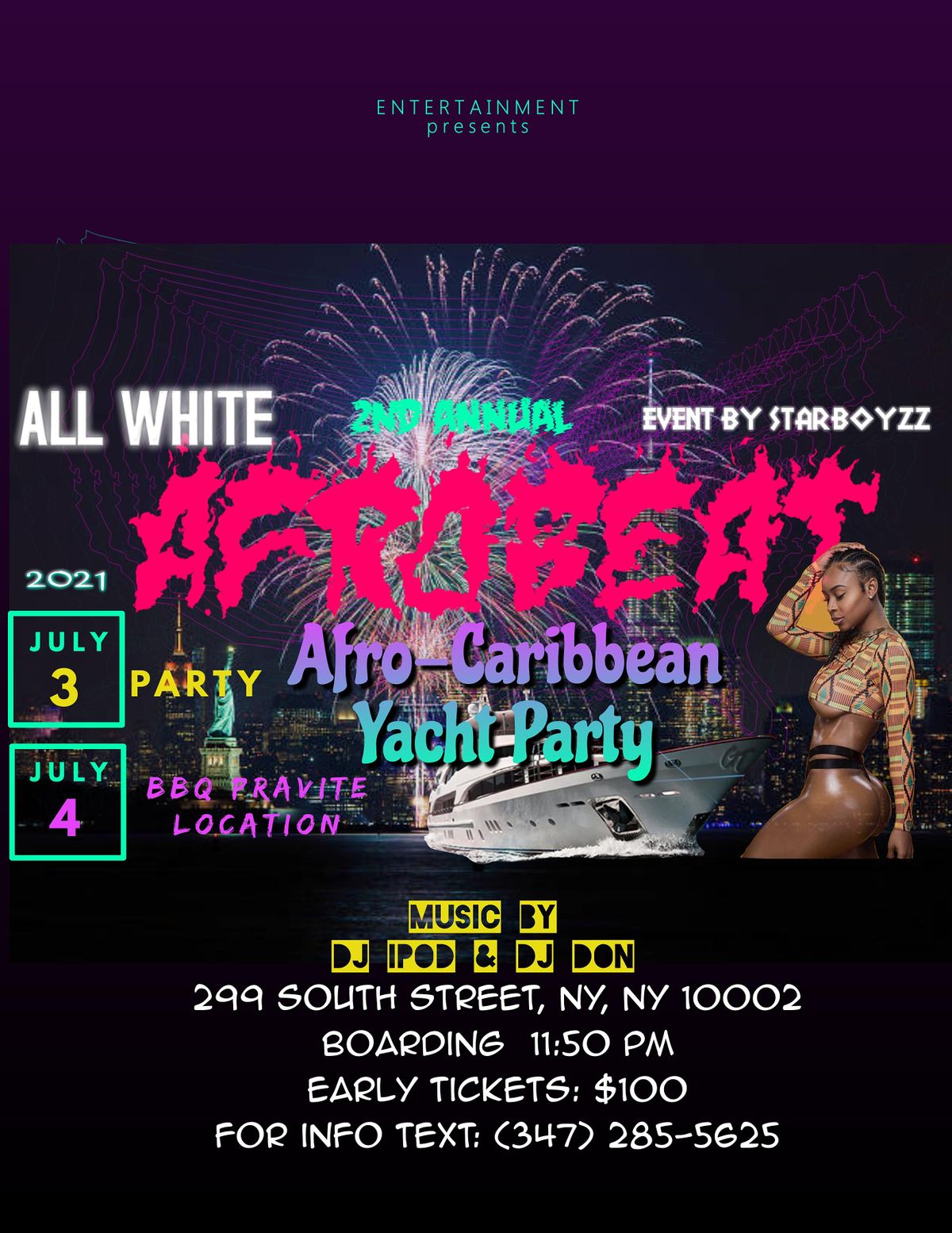AFROBEAT YACHT PARTY