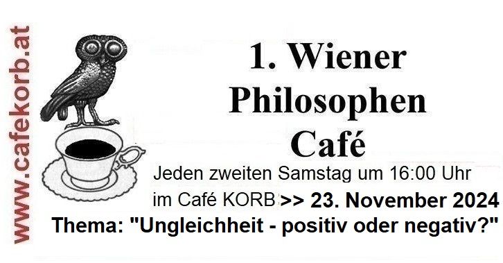 1. WIENER PHILOSOPHEN CAF\u00c9 im Caf\u00e9 Korb