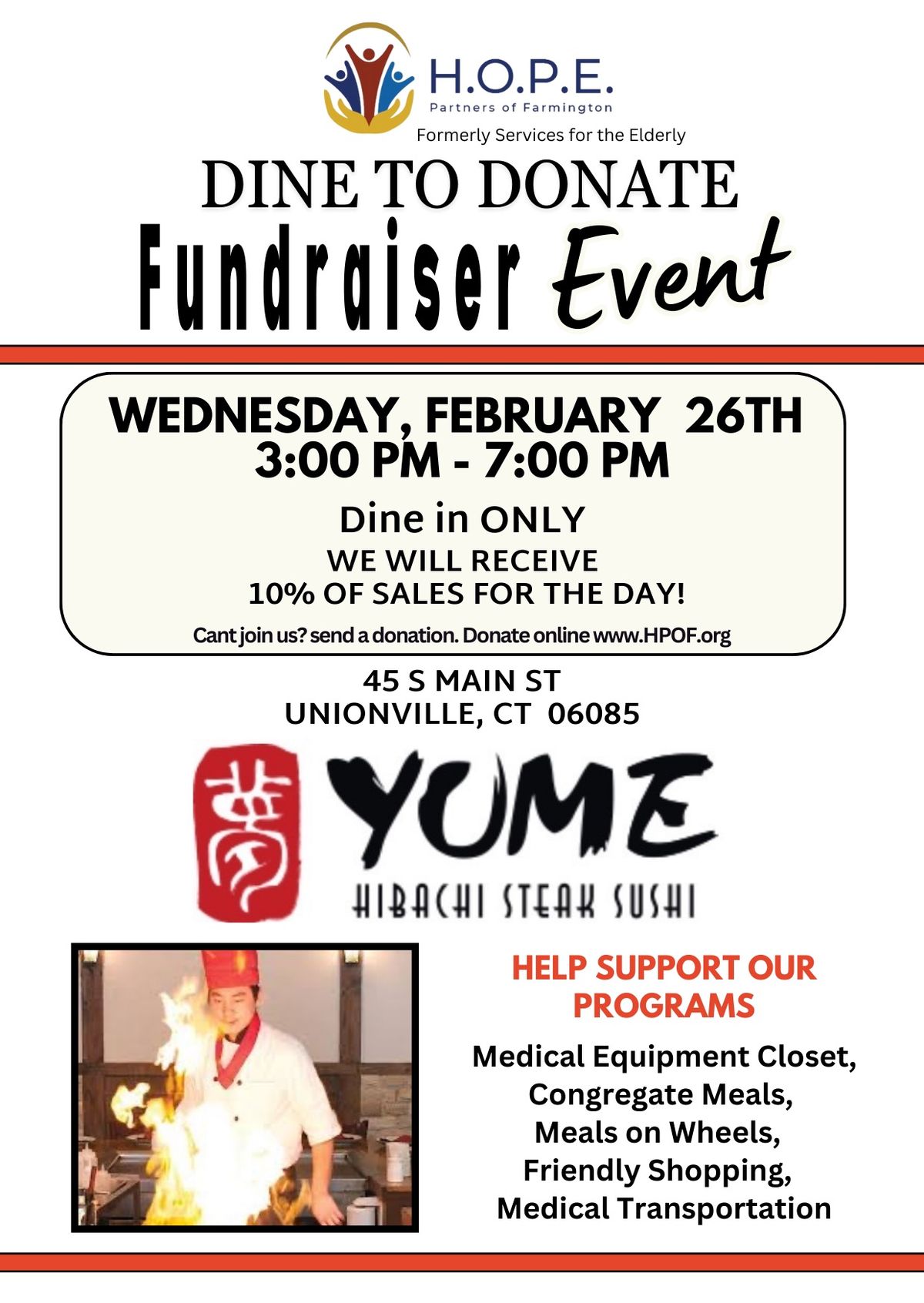 Dine to Donate 