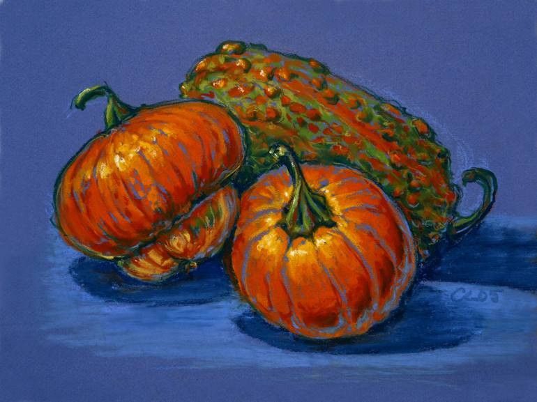 Painting Gourds and Pumpkins in Pastel with Kris Woodward