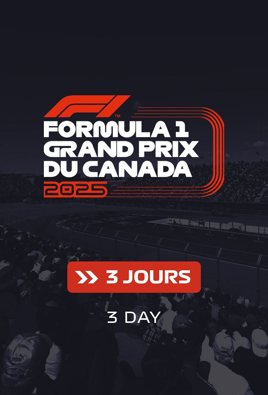 Formula 1: 2025 Canadian Grand Prix - 3 Day Pass