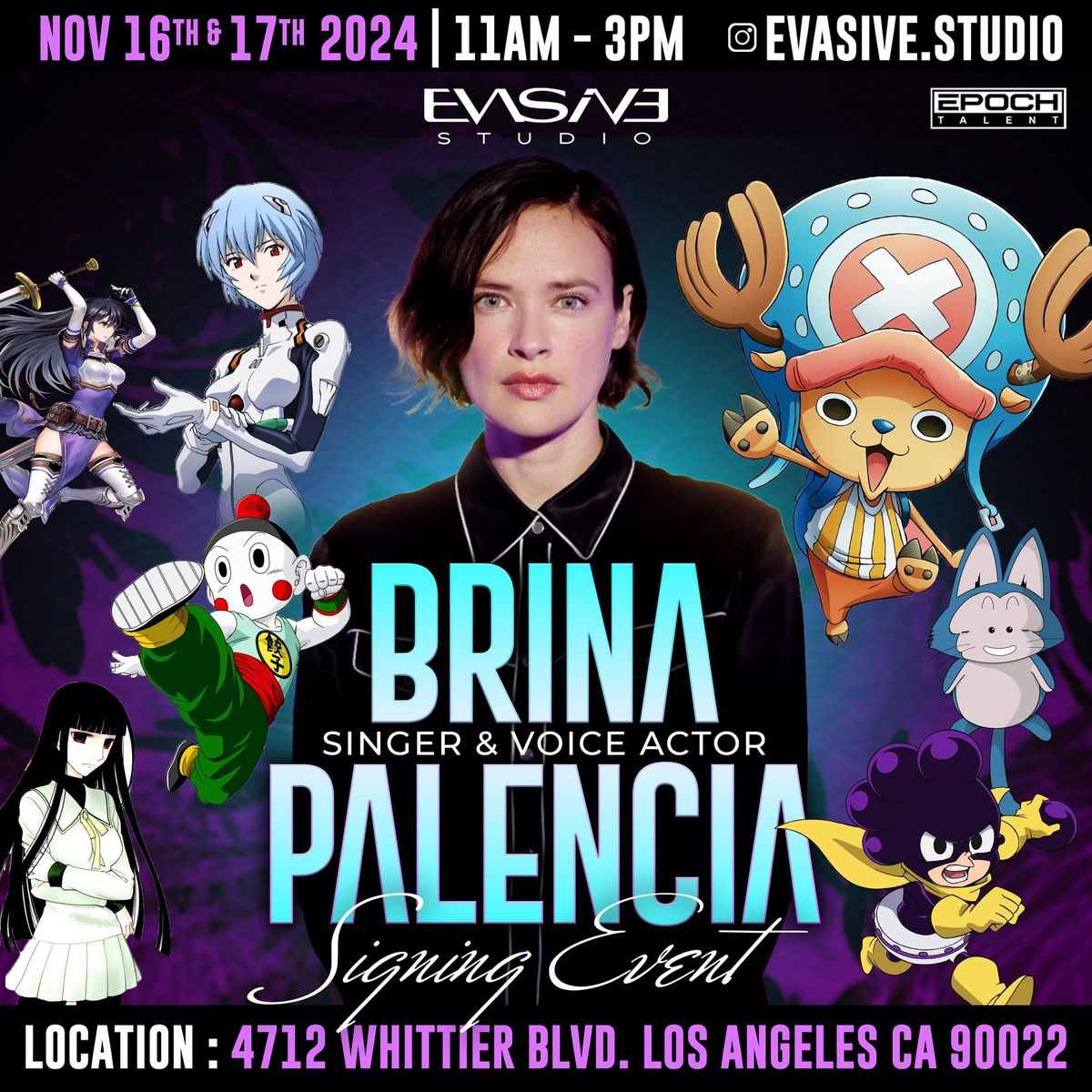 Tony Chopper Voice Actor Brina Palencia Signing Event