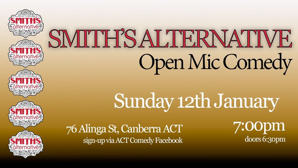 Smith's Open Mic Comedy January