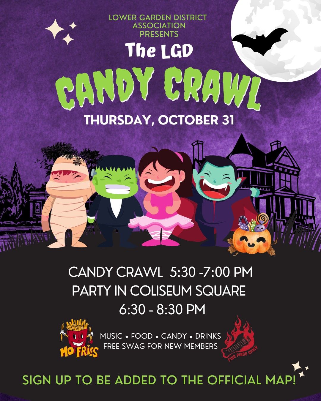 The Lower Garden District Neighborhood Candy Crawl & Halloween Party in