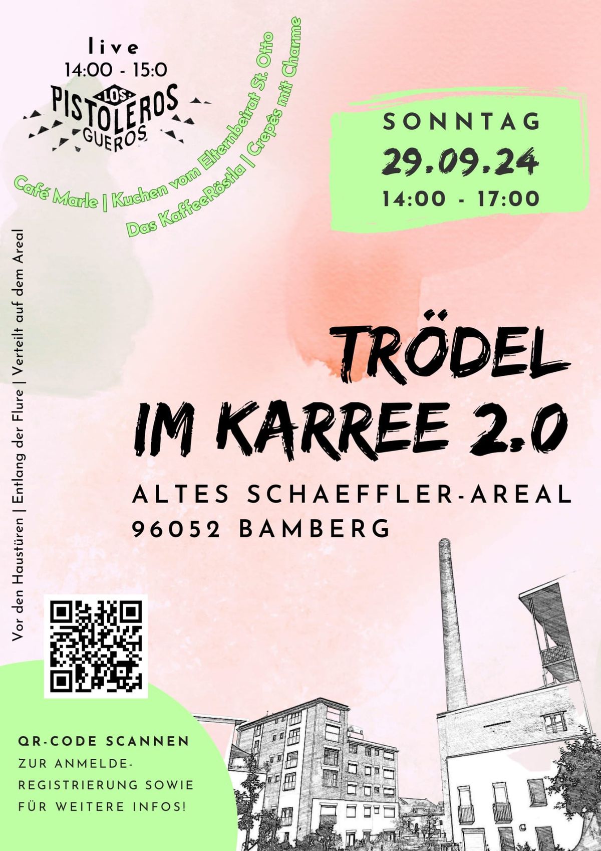 Tr\u00f6del im Karree - Flohmarkt auf dem Alten Schaeffler Gel\u00e4nde in Bamberg