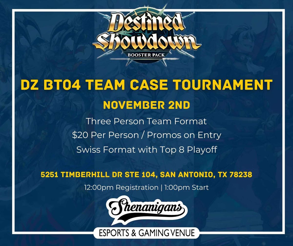 Cardfight Vanaguard DZ-BT04 Destined Showdown Team Case Tourney 