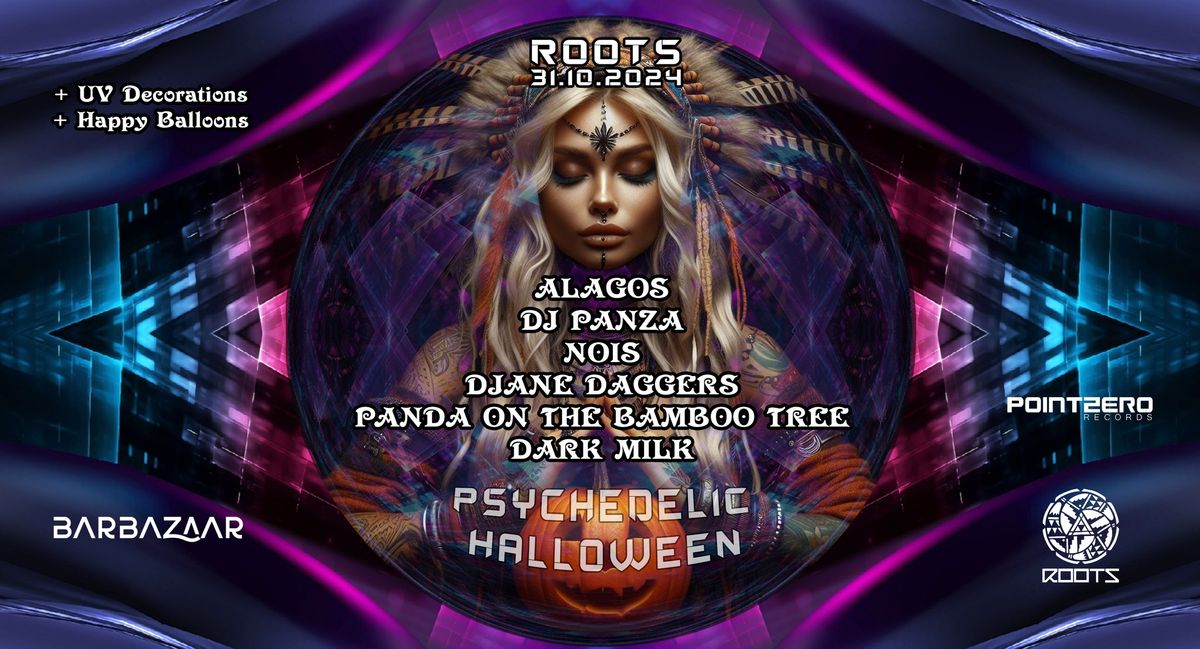 ROOTS: PSYCHEDELIC HALLOWEEN @BarBazaar Psytrance Rave Warszawa