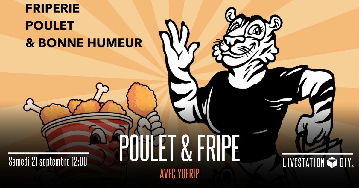 Poulet Fripe avec Yufrip