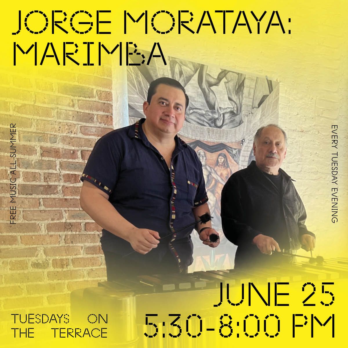 Tuesdays on the Terrace | Jorge Morataya-Marimba