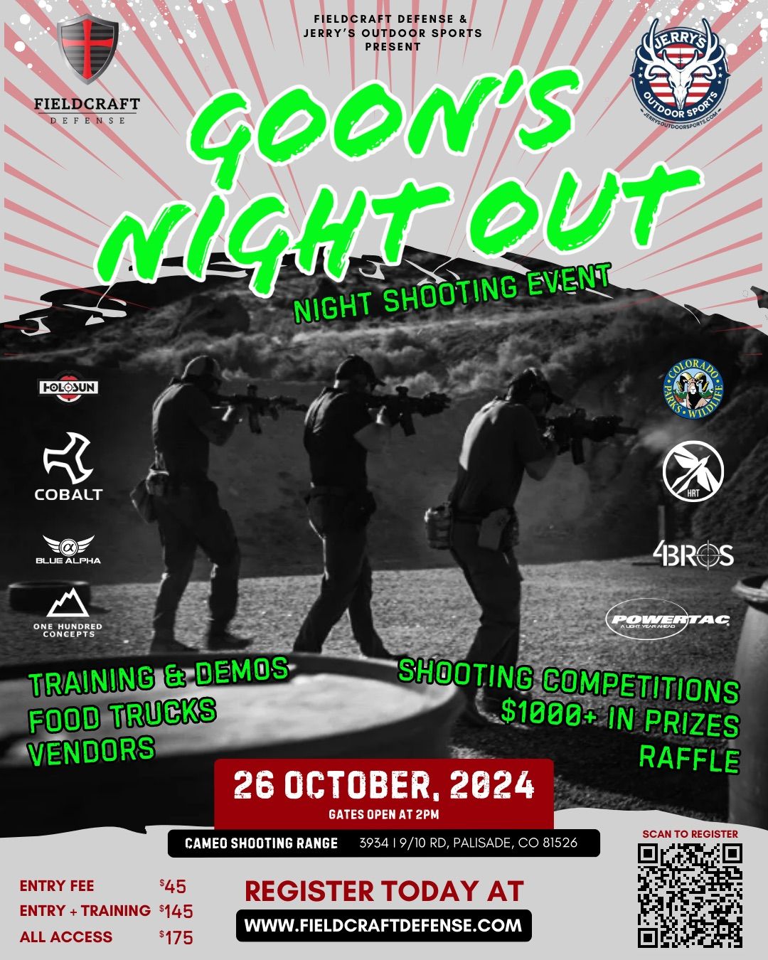 Goon's Night Out - Oct 26th