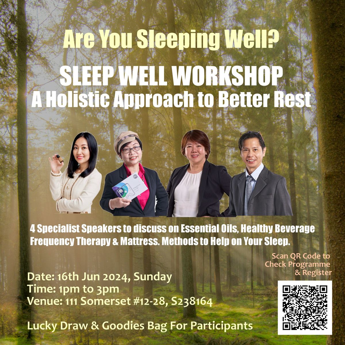 SLEEP WELL WORKSHOP - A Holistic Approach to Better Rest