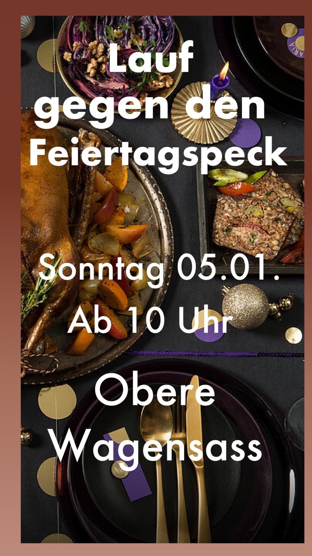 Lauf gegen den Feiertagspeck