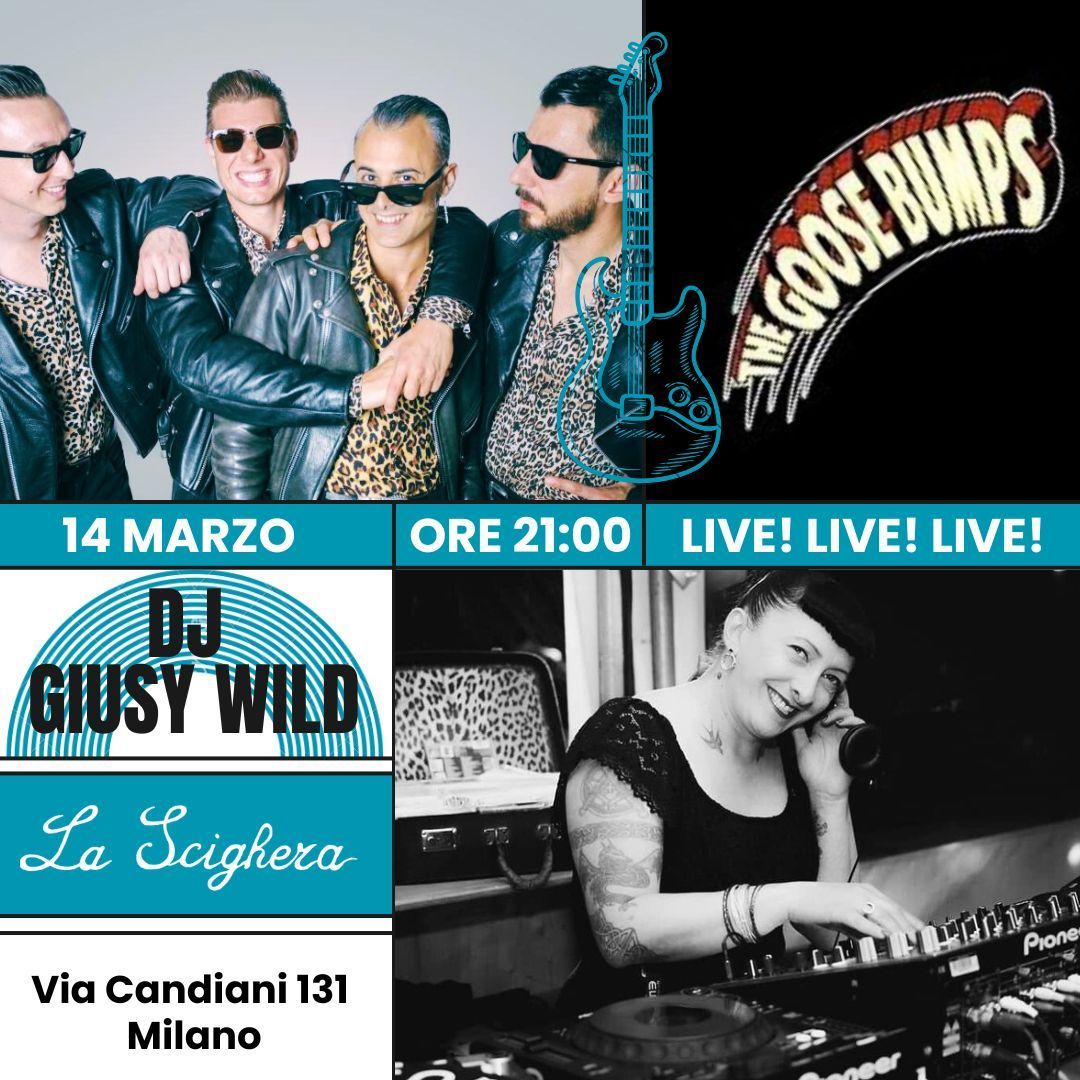 THE GOOSE BUMPS in concerto + DJ SET con GIUSY WILD