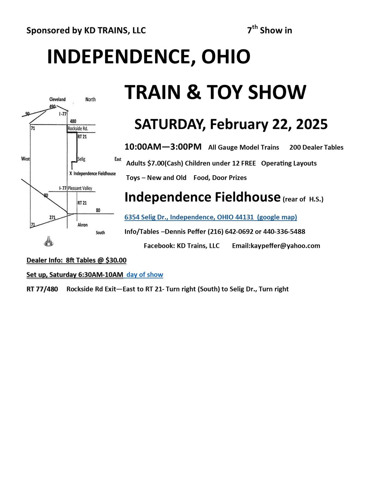 Independence OHIO Train & Toy Show