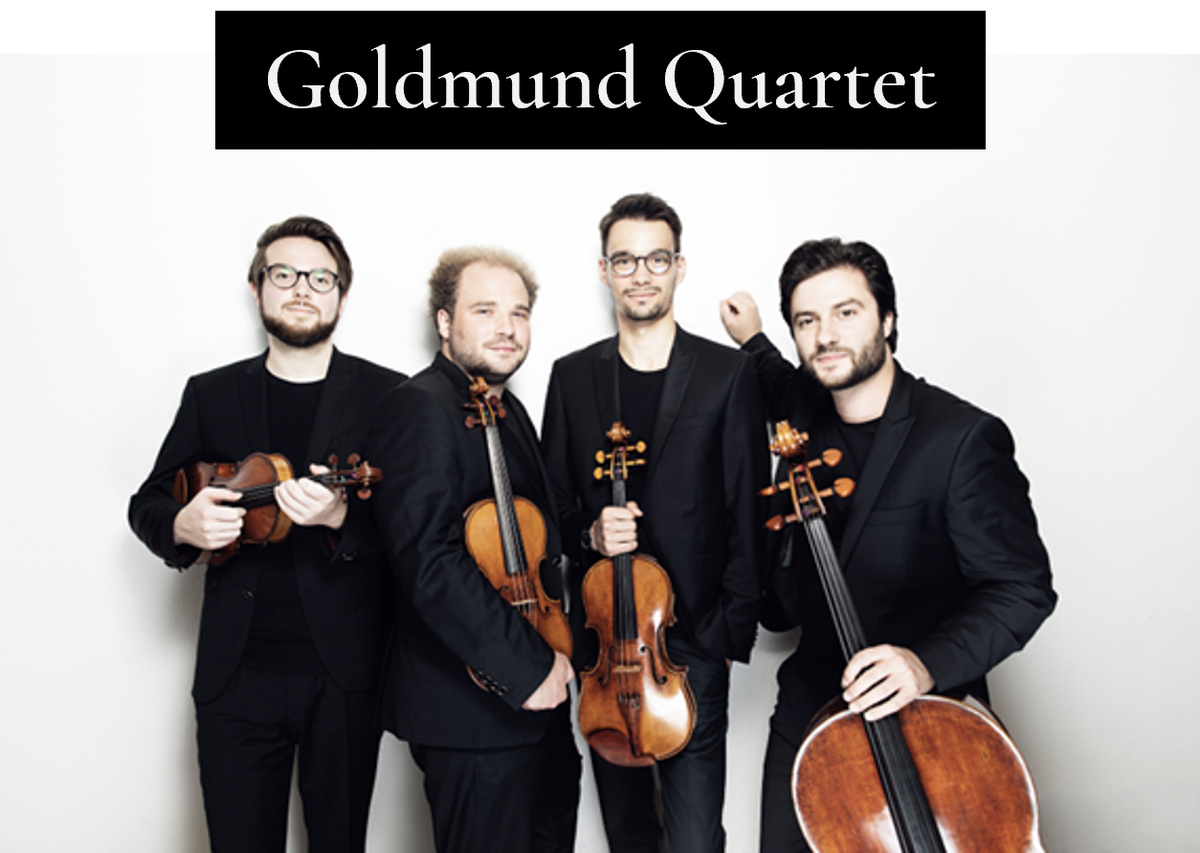 Goldmund Quartet at Liederhalle Mozartsaal