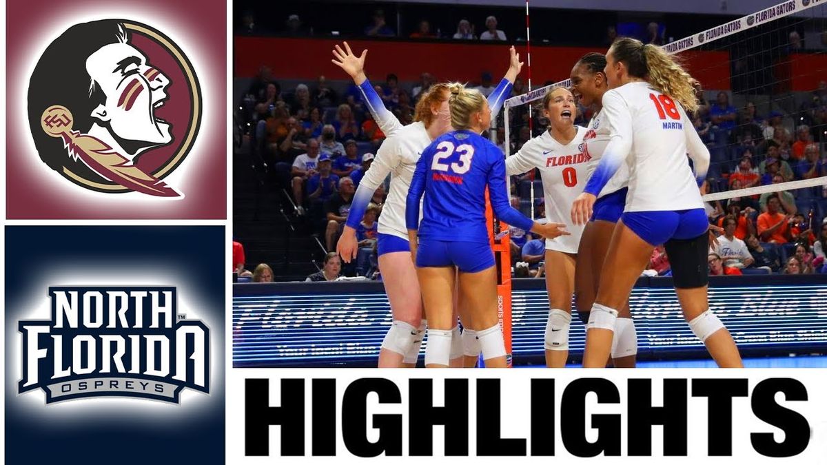 North Florida Ospreys at Florida Gators Womens Volleyball