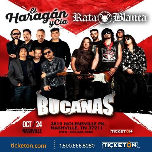 EL HARAGAN Y CIA & RATA BLANCA - NASHVILLE, TN