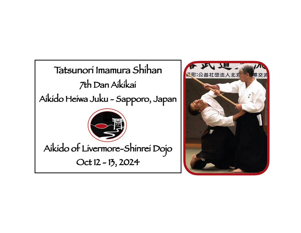 Seminar with Tatsunori Imamura Shihan - 7th Dan Aikikai