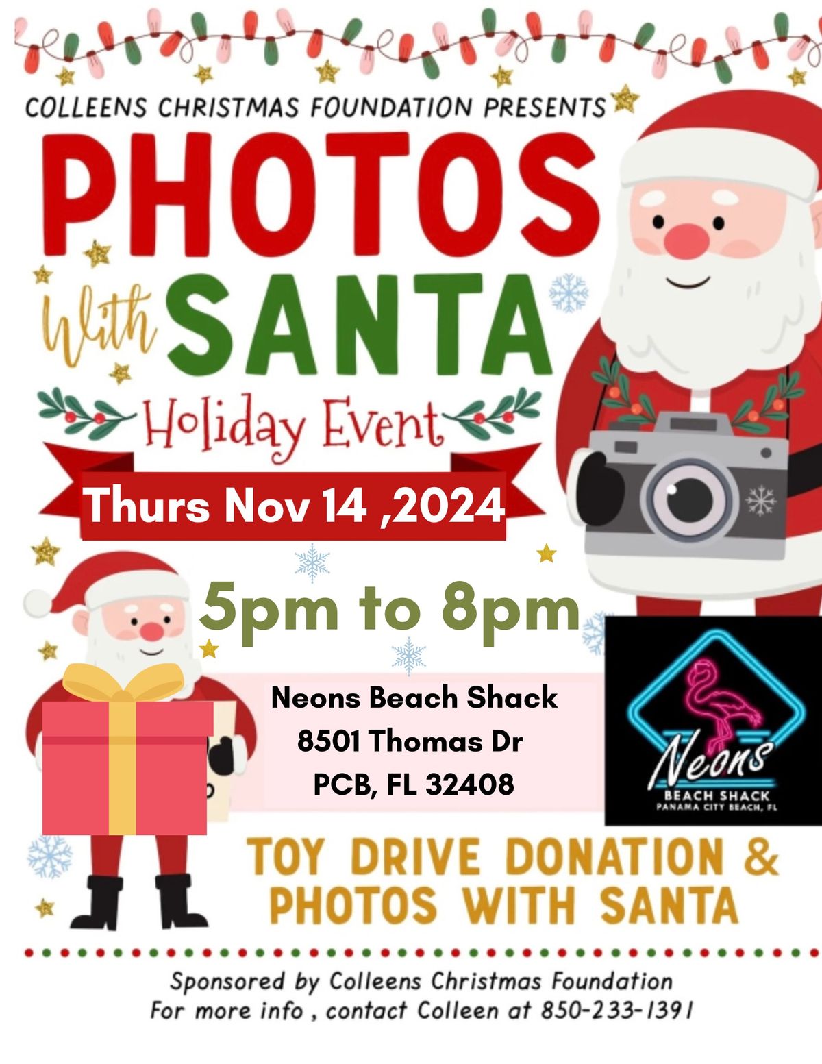 Colleen\u2019s Christmas Foundation: Pictures with Santa