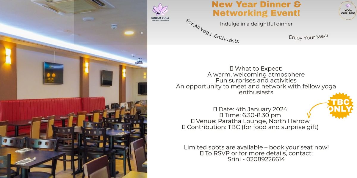 New Year Dinner & Networking Event!