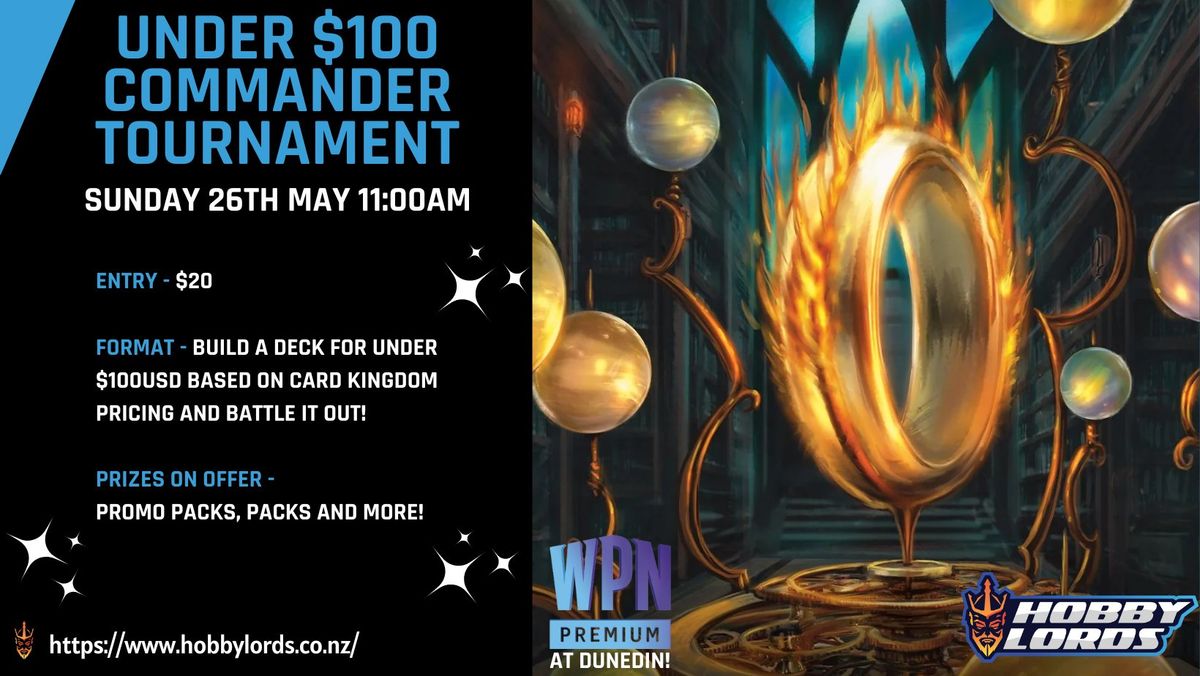 Under $100 Commander Tournament 