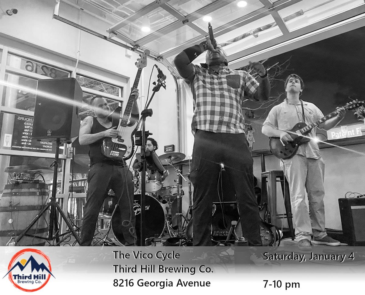 The Vico Cycle at Third Hill Brewing Co. Saturday, January 4, 7-10 pm