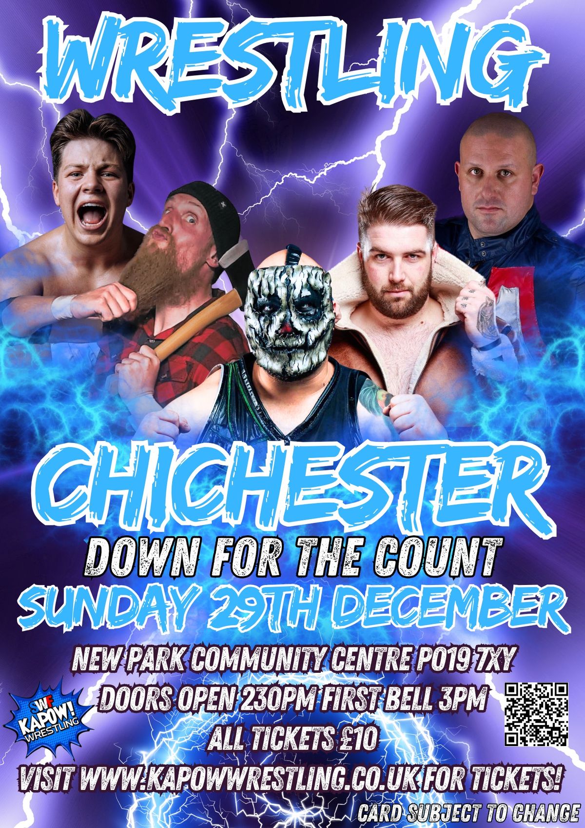 Live Wrestling Christmas Cracker in Chichester