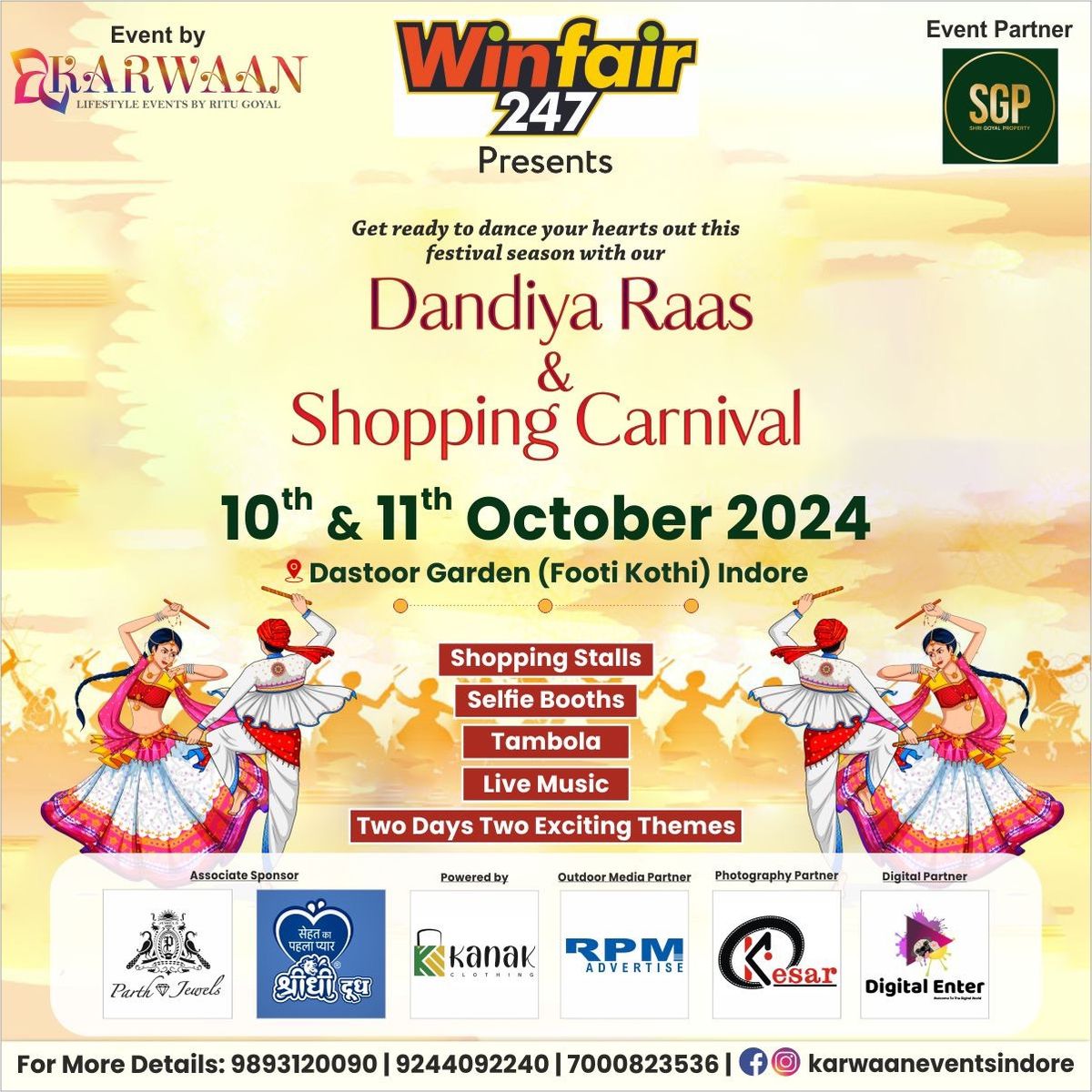 KARWAAN presents Dandiya Raas & Shopping Carnival 