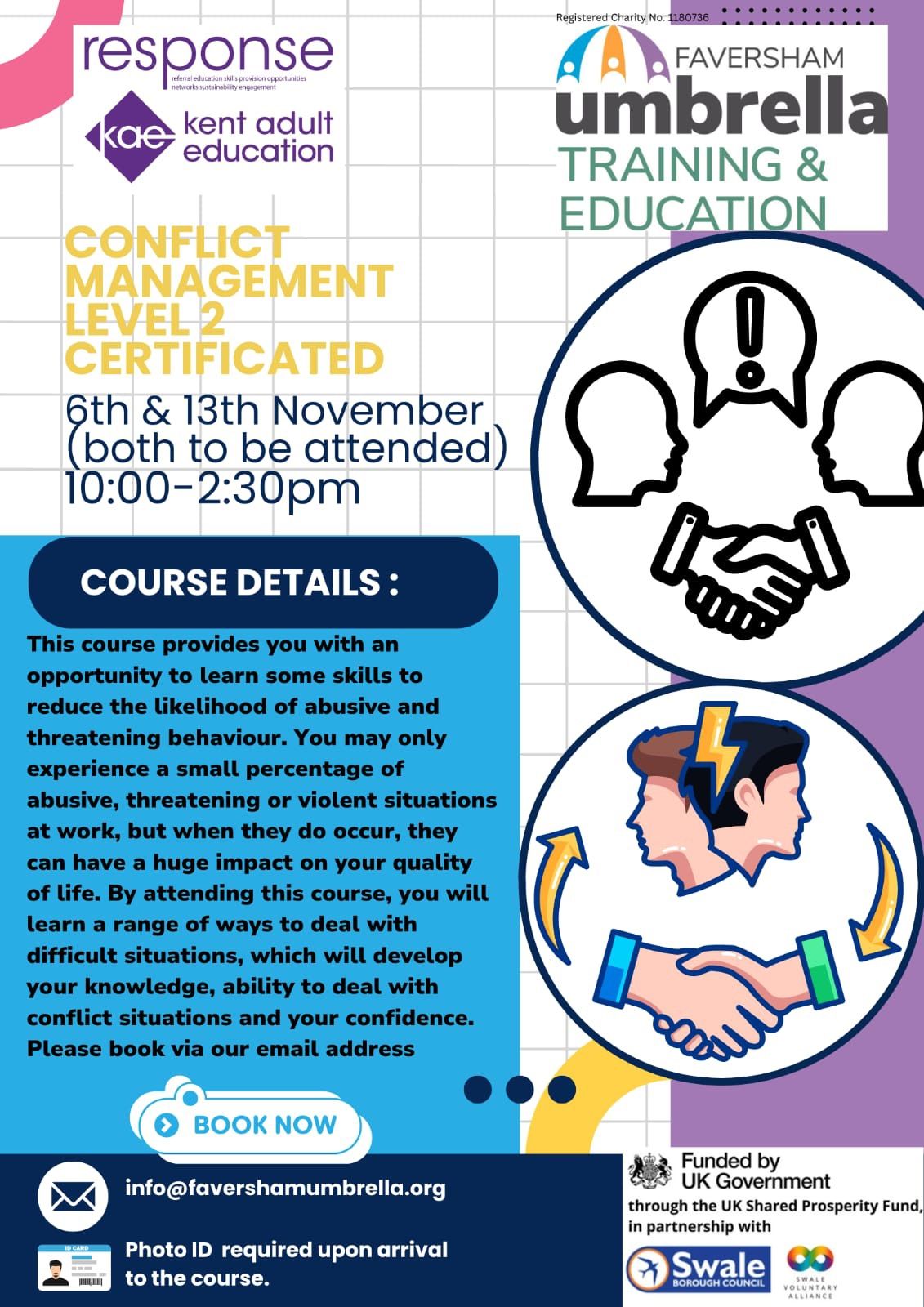 Conflict management- Level 2 certificated course