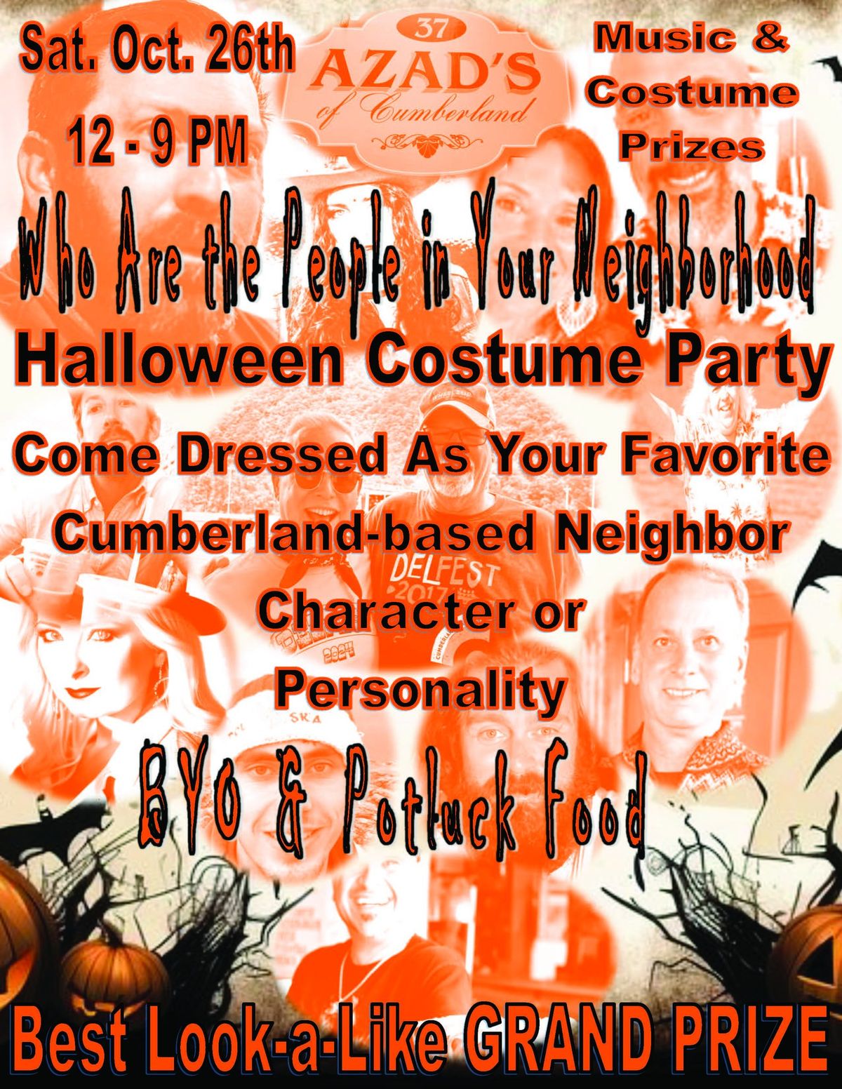 Halloween Costume Party - 'Who Are the People in Your Neighborhood' Edition 