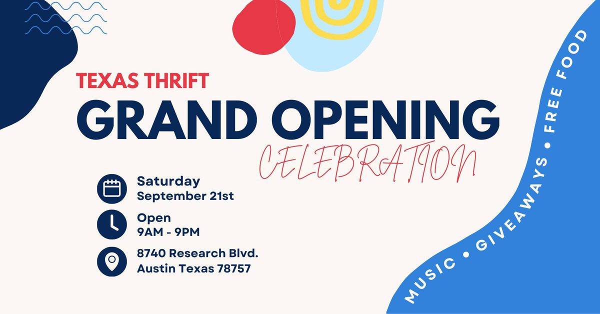 Grand Opening Celebration!