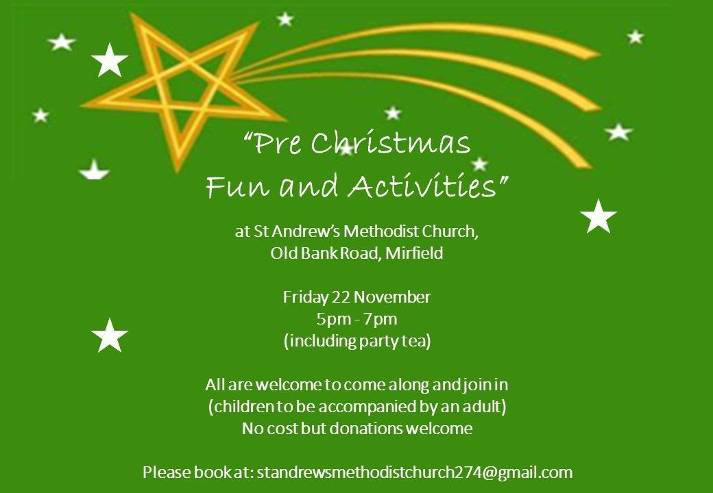 'Pre-Christmas Fun & Activities'