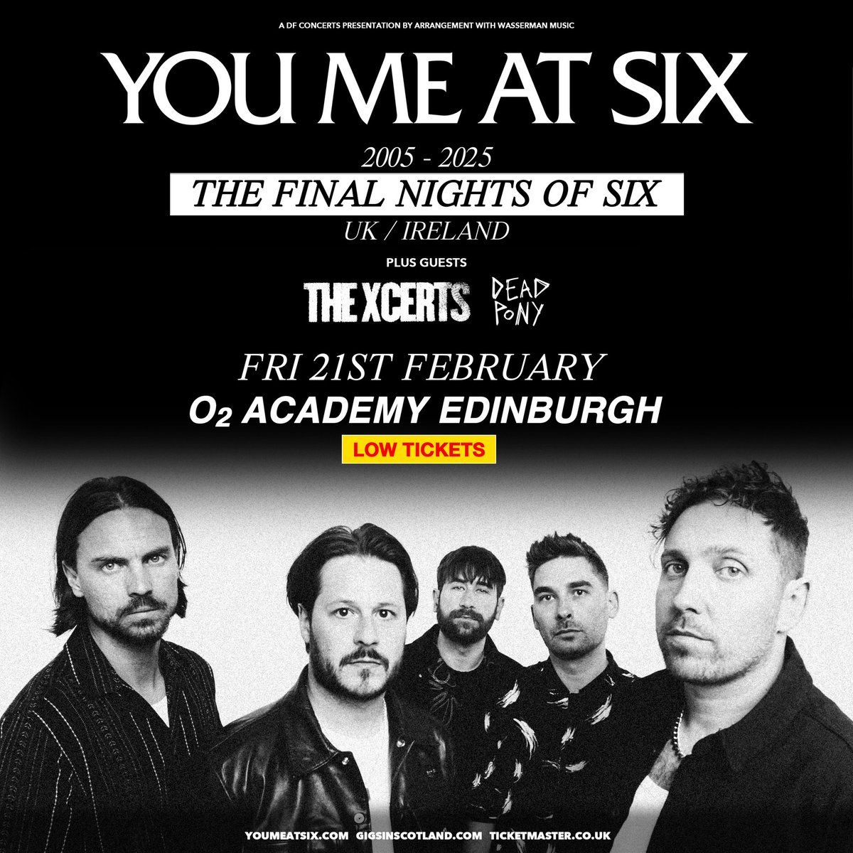 You Me at Six Edinburgh Tickets