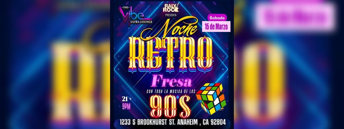 NOCHE RETRO FRESA