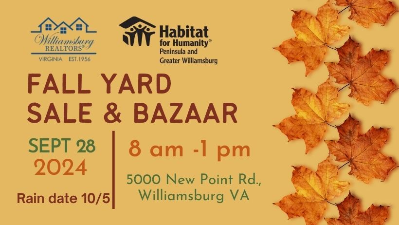 Fall Yard Sale & Bazaar