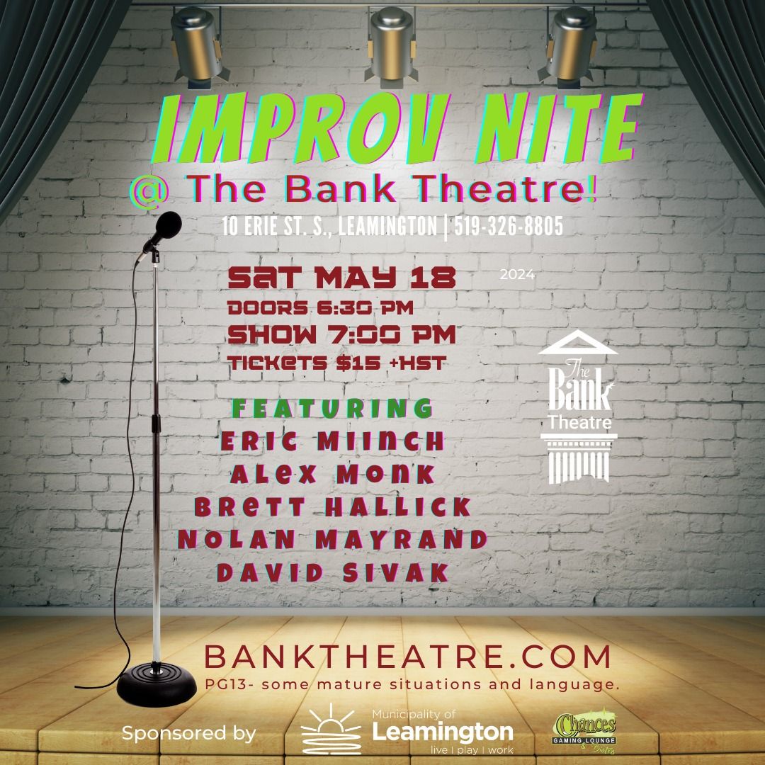 Improv Nite @ The Bank Theatre