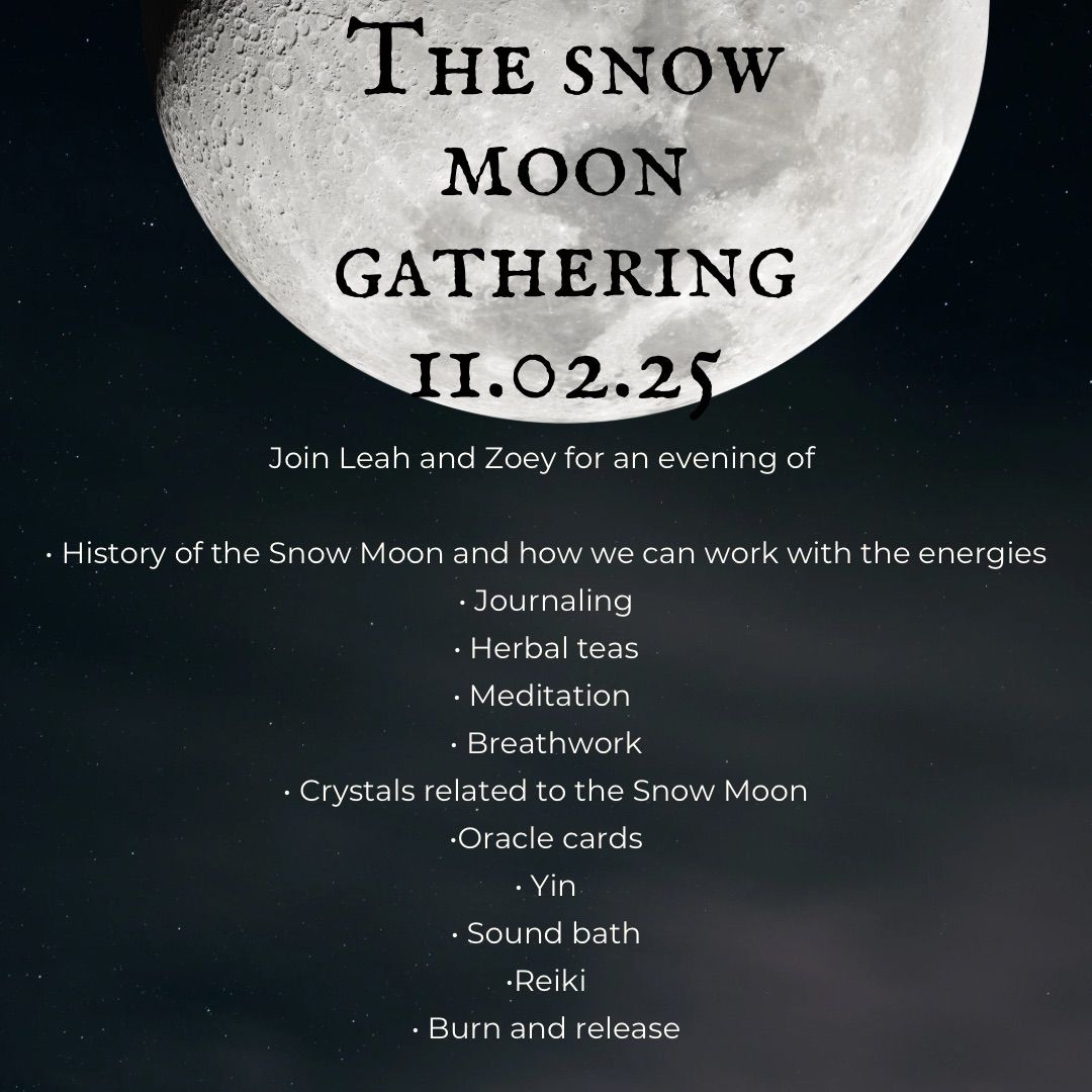 Snow Moon Reflection: Release & Receive