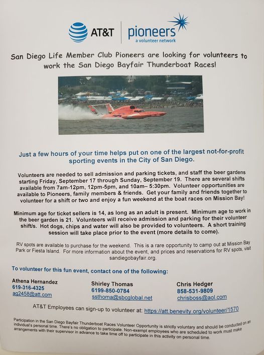 San Diego Bayfair Thunderboat Races, Crown Point Park, San Diego, 17