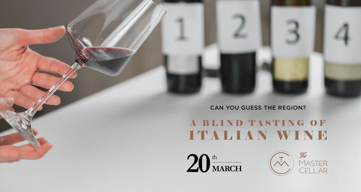 Can you guess the Region? A Blind Tasting of Italian Wine