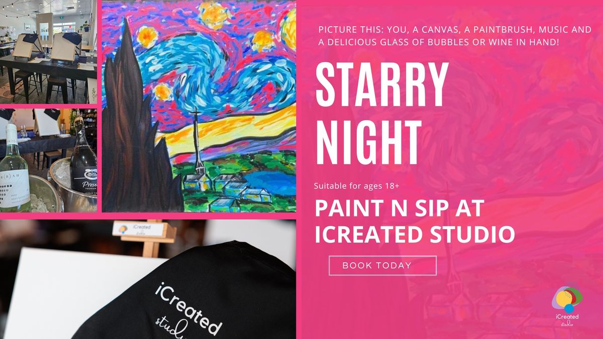 Studio - Paint n Sip - Starry Night