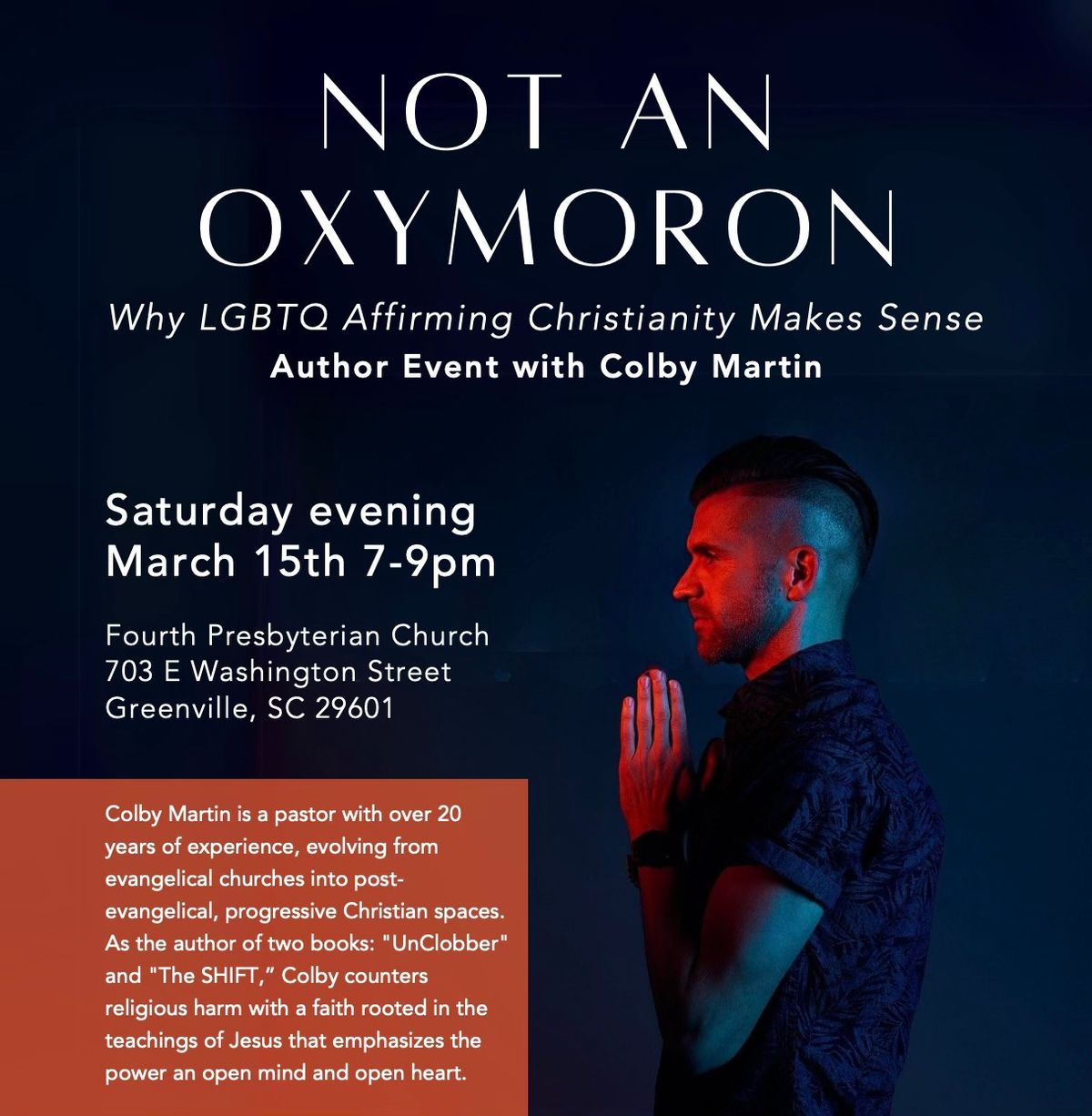 Author Event: Colby Martin