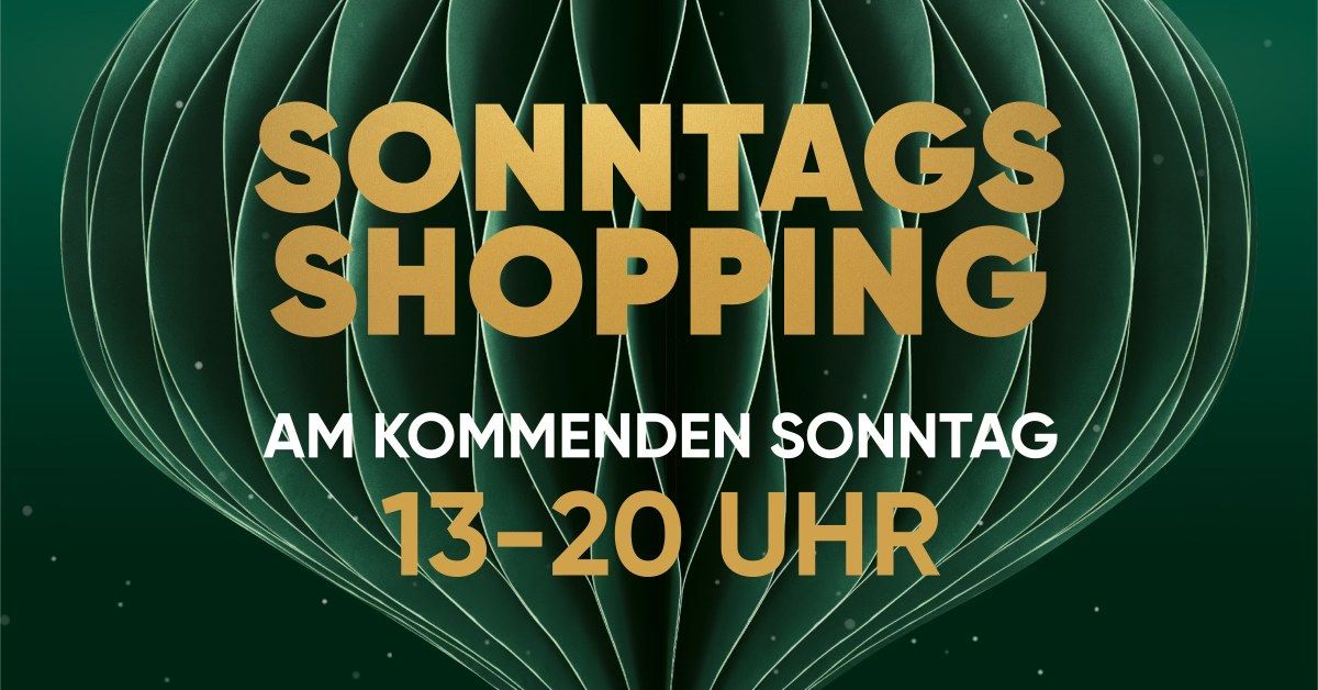 Verkaufsoffener Sonntag \ud83c\udf84\ud83c\udf85 Last Minute Weihnachtsgeschenke shoppen