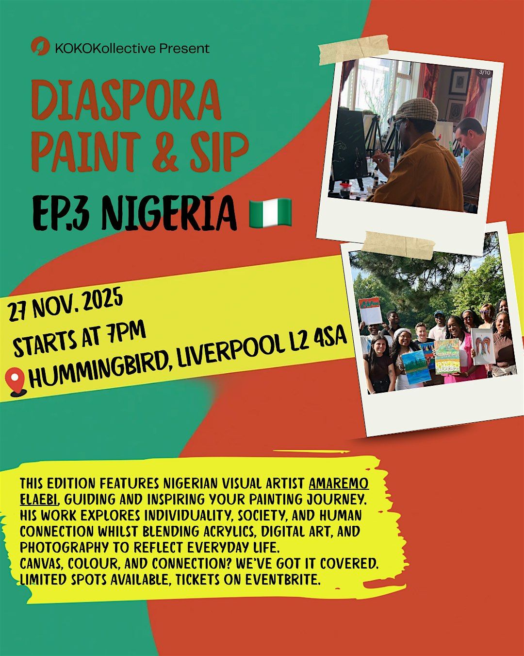 Diaspora Paint & Sip: EP.3 Nigeria